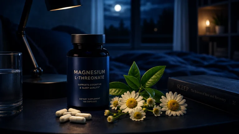 huberman sleep stack with magnesium l-threonate apigenin and l-theanine