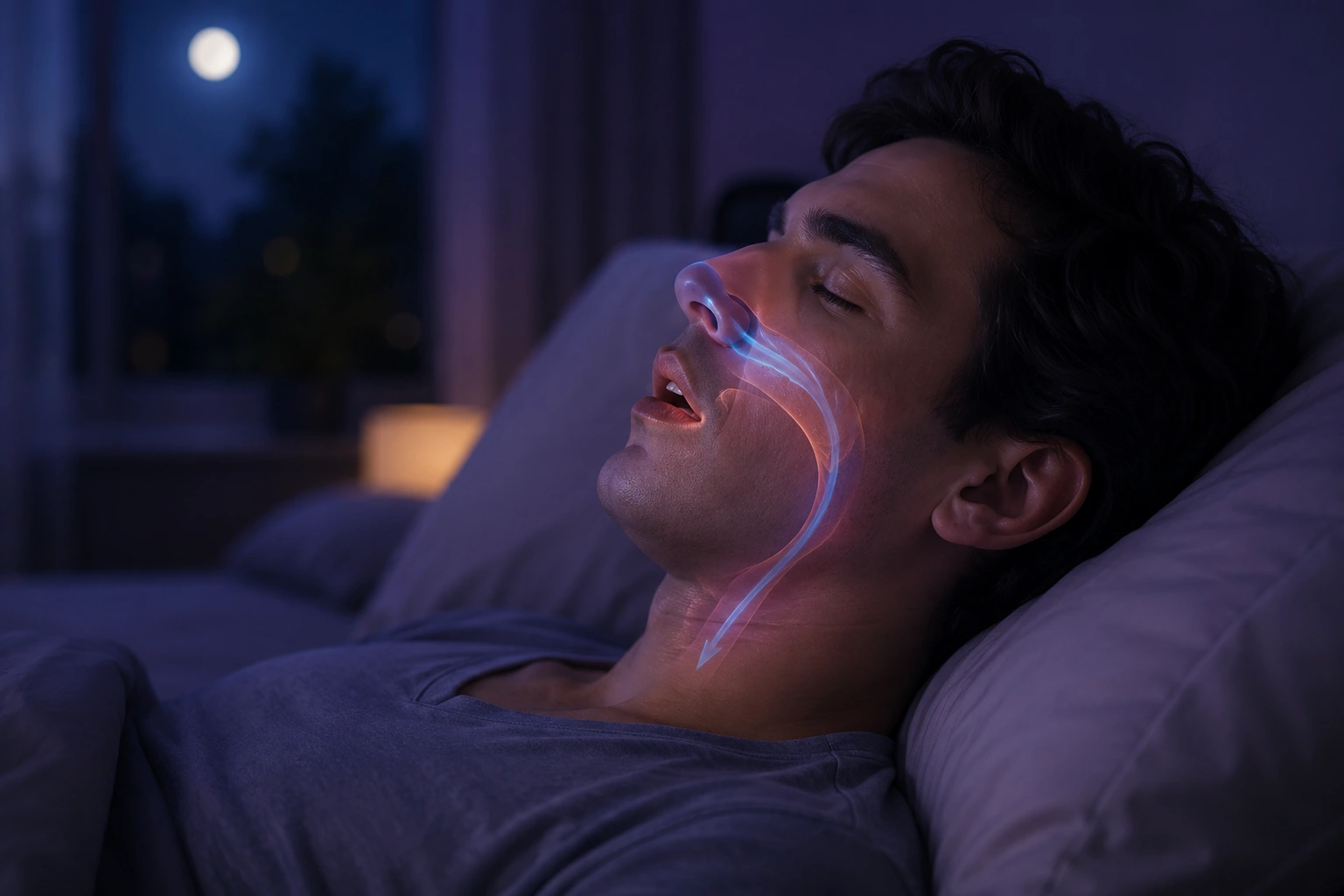 mouth breathing side effects on facial structure during sleep